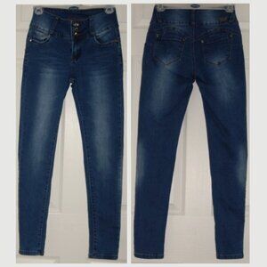 Bamboo Skinny Jeans, Juniors Size 3/4 (Waist: 26-28”, Stretchy)